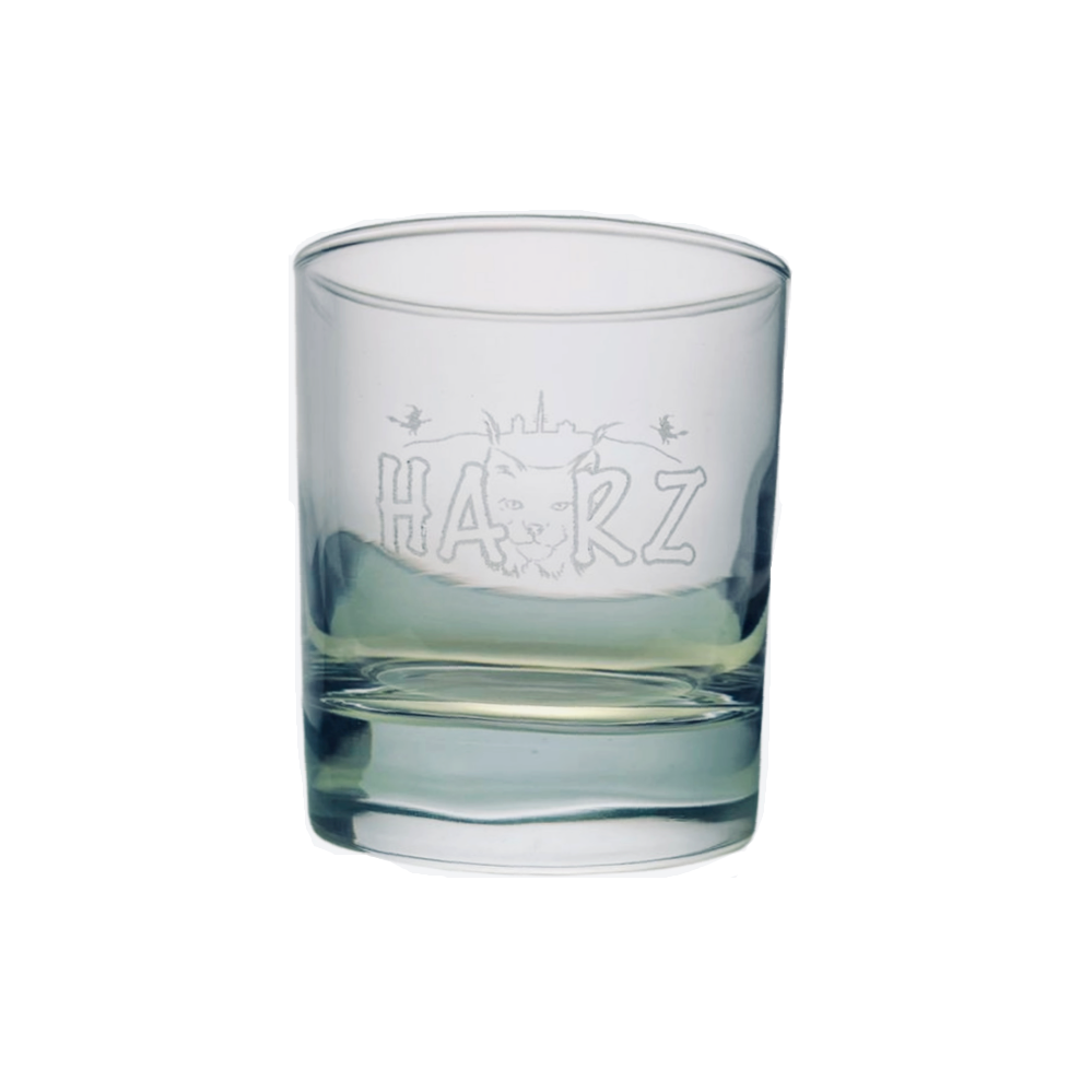Whiskyglas mit Gravur "Harz"