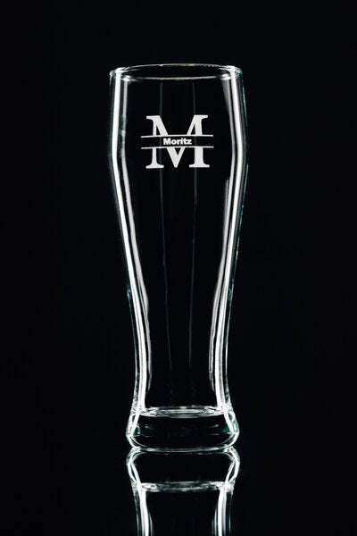 Weizenglas mit Gravur "Split Monogram"